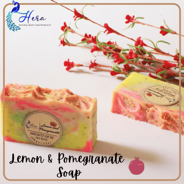 Lemon and Pomegranate soap🍋