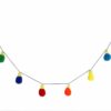 0002365 decoration garland withdecoration garland with colorful crochet bulbs 25meters colorful crochet bulb