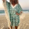 0002560 beach cover up in mint green