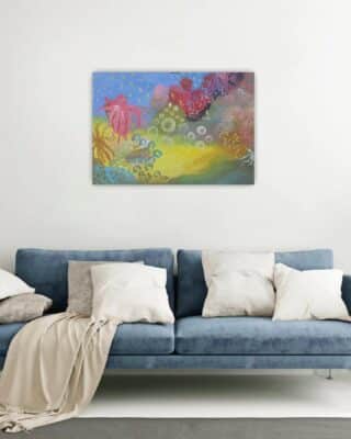 Modern oil painting oil painting home accessories living room accessories Submarine View painting