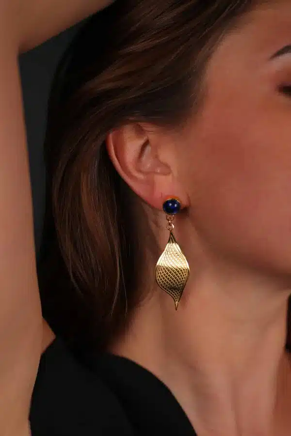 Leaf Earring 18K Gold Plated