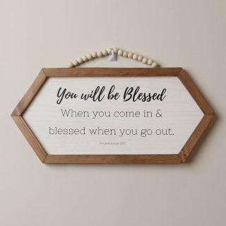 You will be blessed Hex Decor