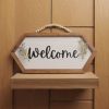 Welcome Hex Decor