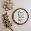 Blessed Boho Wood Circle