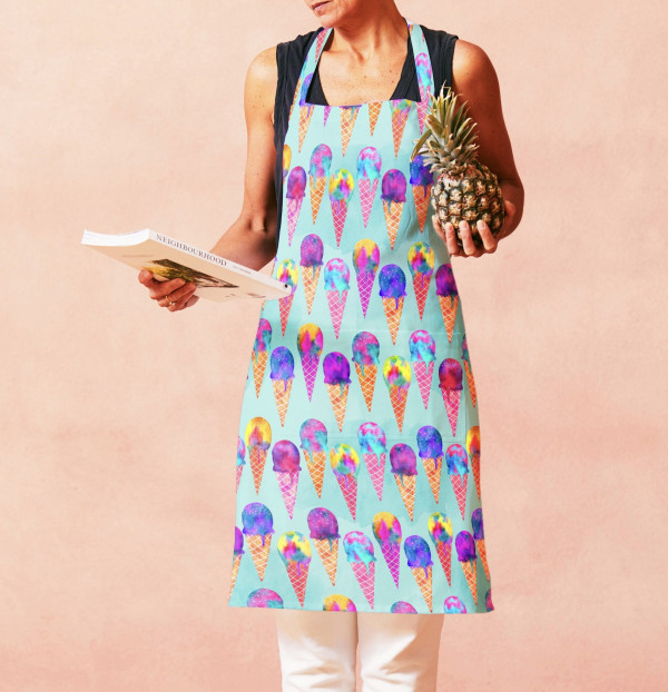 Ice cream kitchen apron