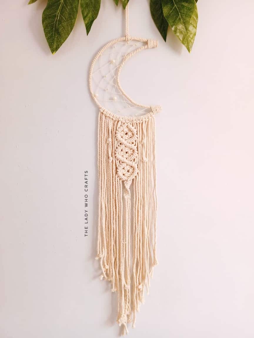 Macrame moon and star wall hanging I Make This