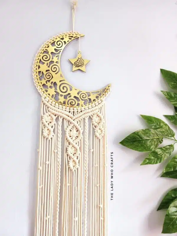 Macrame moon wall hanging ✨🌙