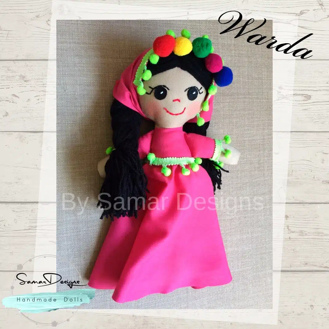 Egyptian folkloric handmade soft doll “Warda” 2 18FFF3DB 69CC 42A5 A18E 2E075F6270B9