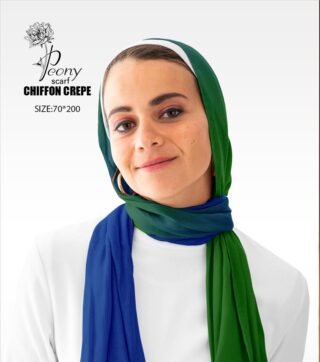 chiffon print scarf