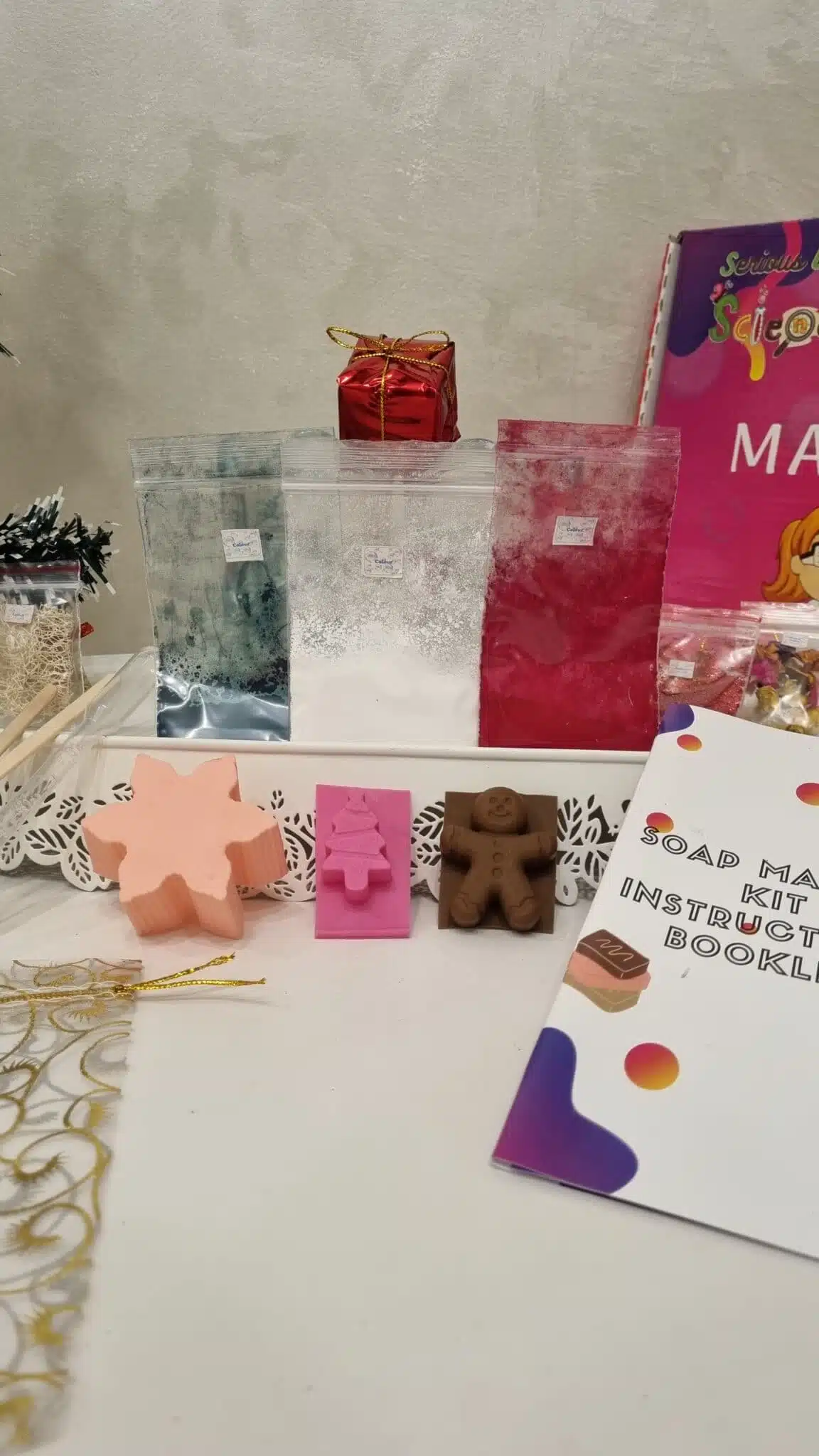 Soap Making Kit Christmas Edition ๐ 5 20211206 172755 scaled