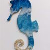 Resin Seahorse Wall Hanging 40x22 cm