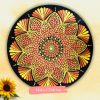 Sunflower mandala painting