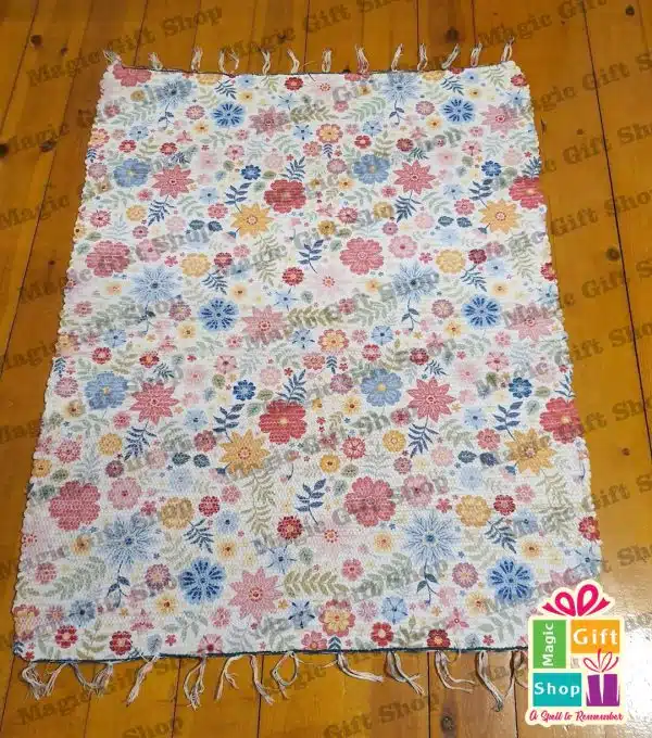 Killim flower pattern