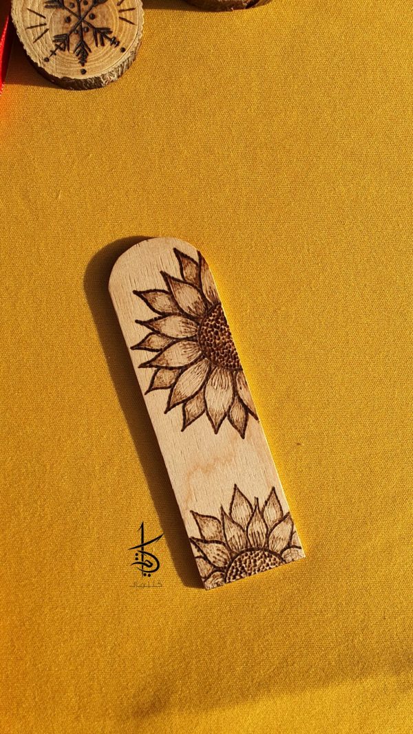 Sunflower bookmark