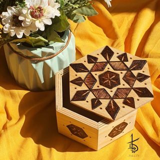 Hexagon Wooden Box