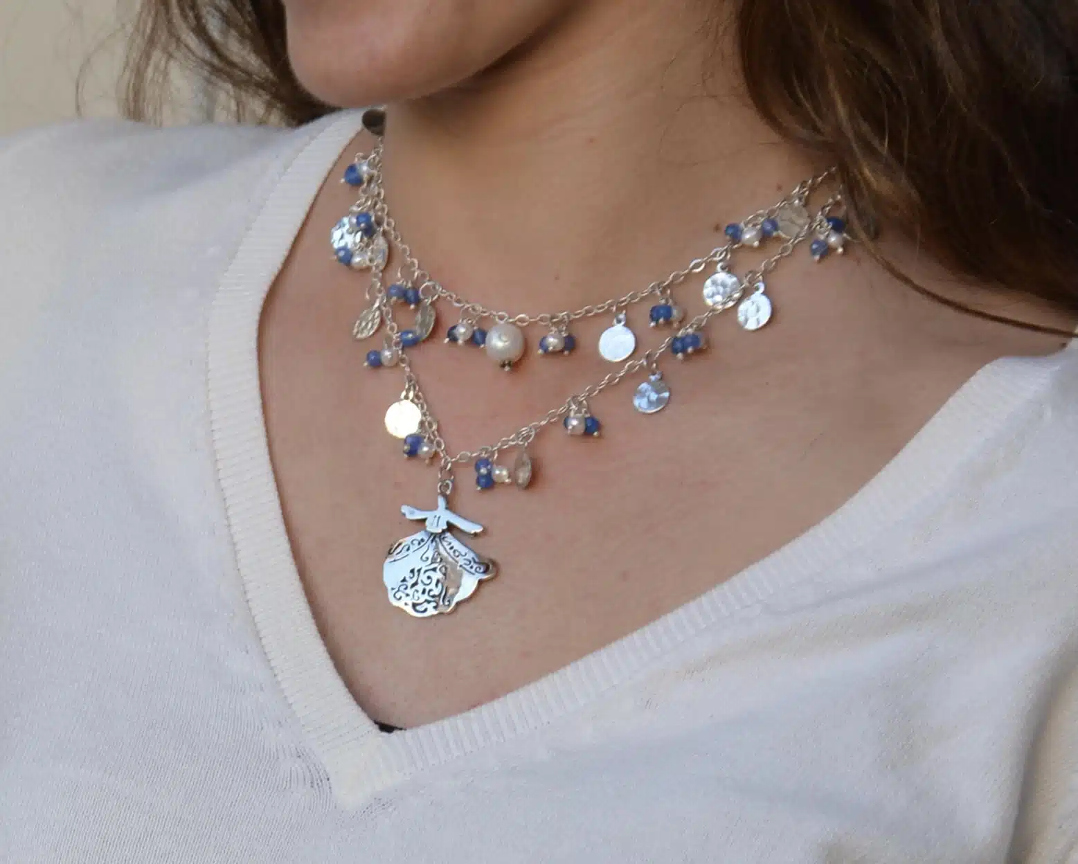 Swirling Darwish in blue 1 Swirling Darwish in blue