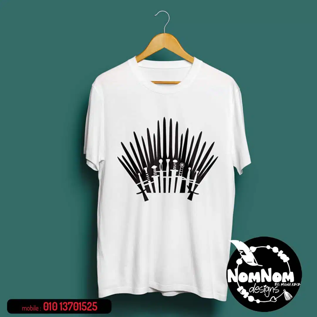 Game of Thrones Handpainted Tshirt 1 Game of Thrones Handpainted Tshirt