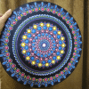 round mandala tabloue