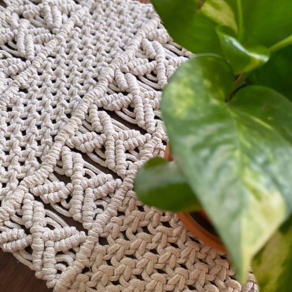 Boho Macrame table runner