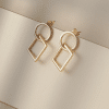 Earrings gold plated