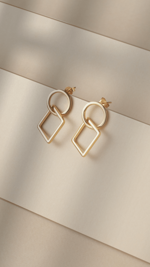 Earrings gold plated