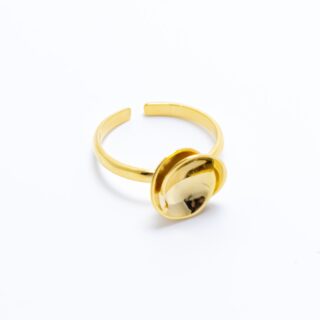 Ring silver gold plated