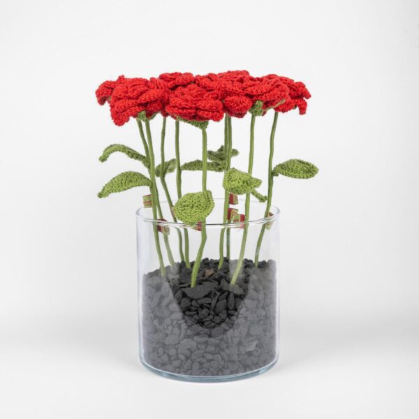 8 Roses Cylindrical RED