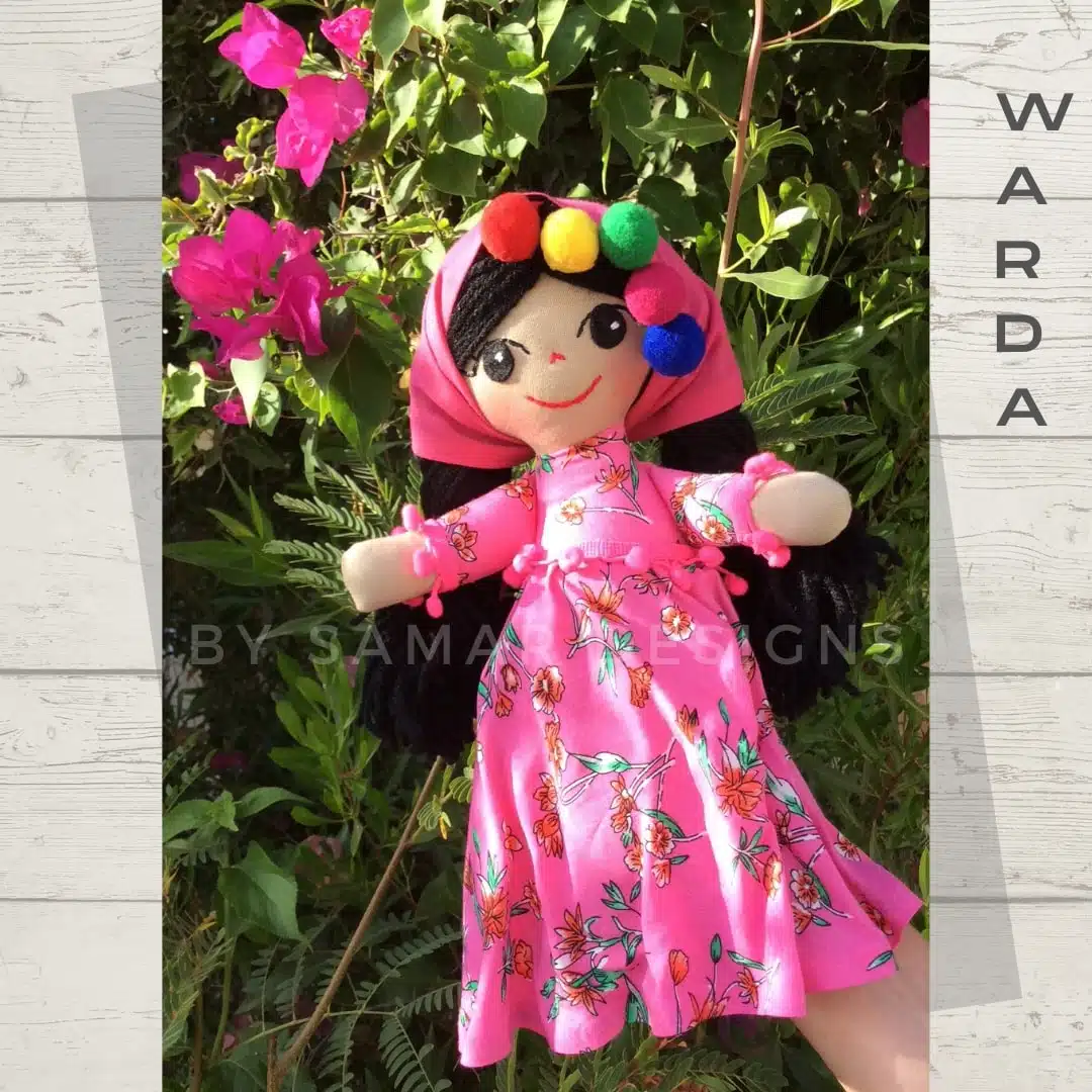 Egyptian folkloric handmade soft doll “ Warda “ 2 9D508072 1D53 4FF9 94D8 6FFDBF6028F1