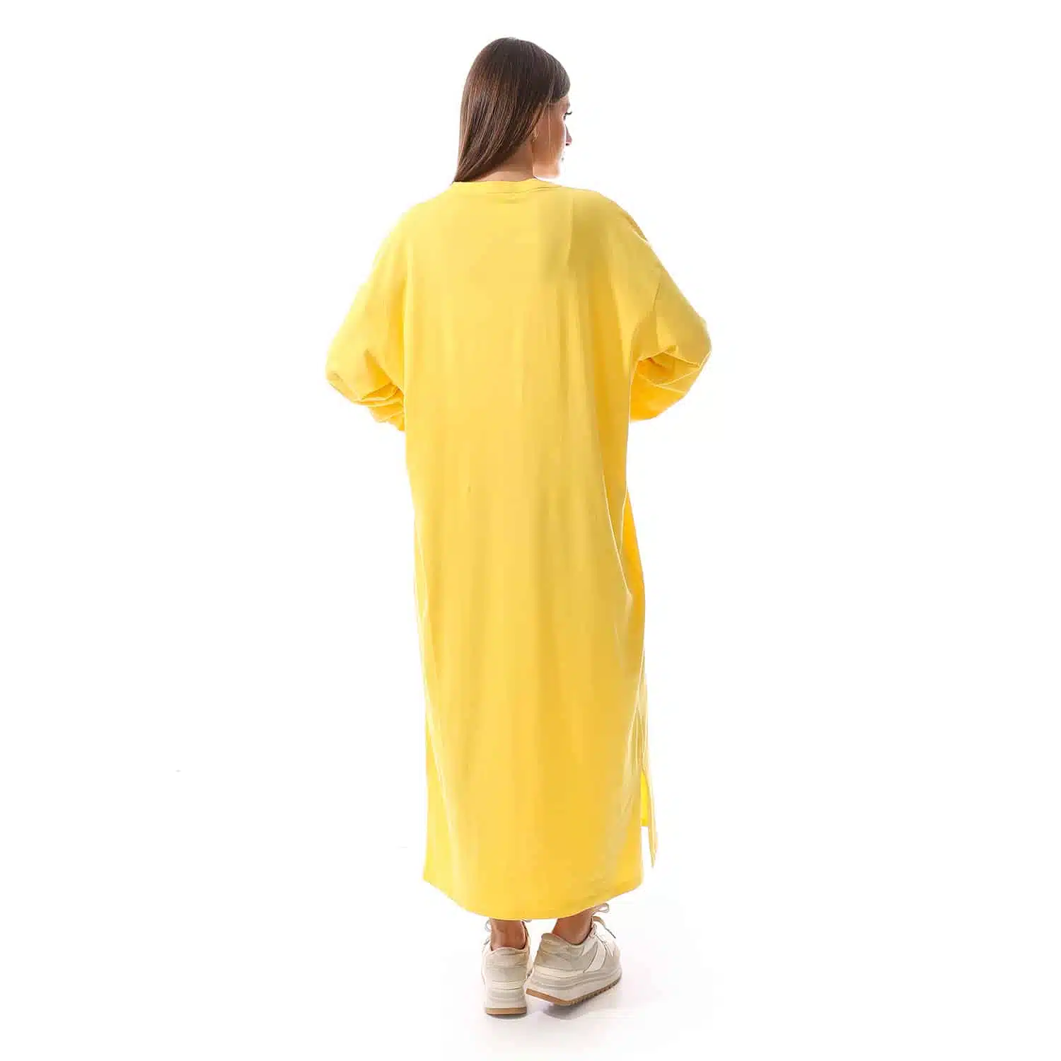 Sunshine yellow Shirt dress Long sleeves 4 AZ 12 5 W 2 3