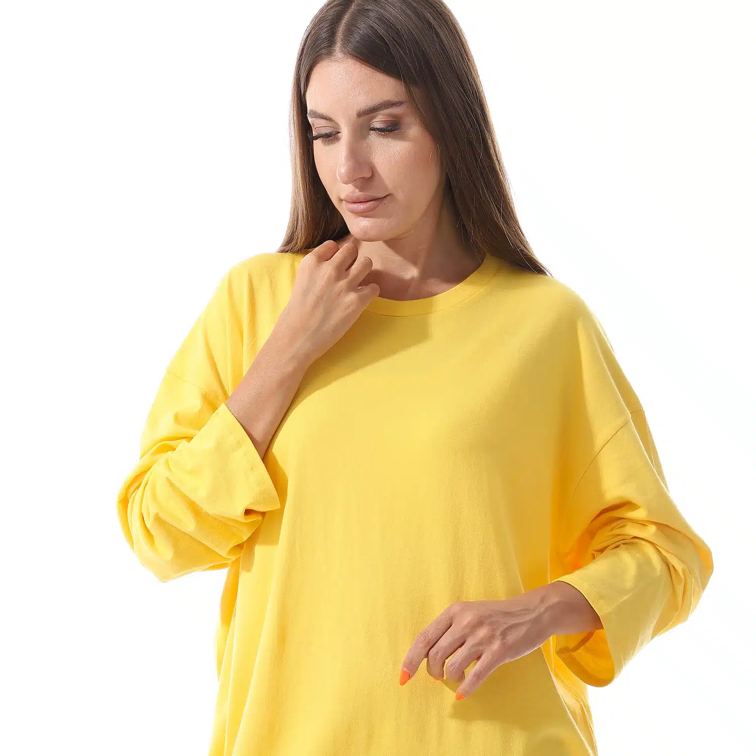 Sunshine yellow Shirt dress Long sleeves 3 AZ 12 5 W 2 4
