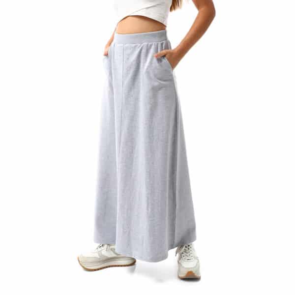 Light Grey Melange sweat skirt