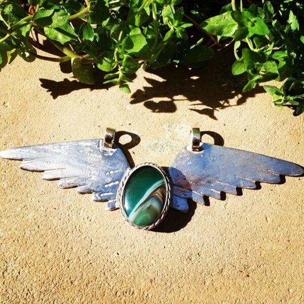 Agate angel wings 3
