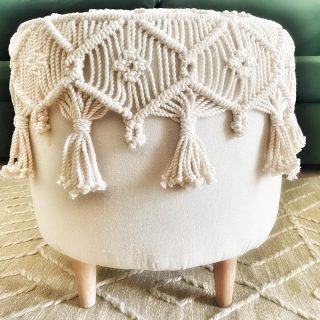 Cotton Macrame puff