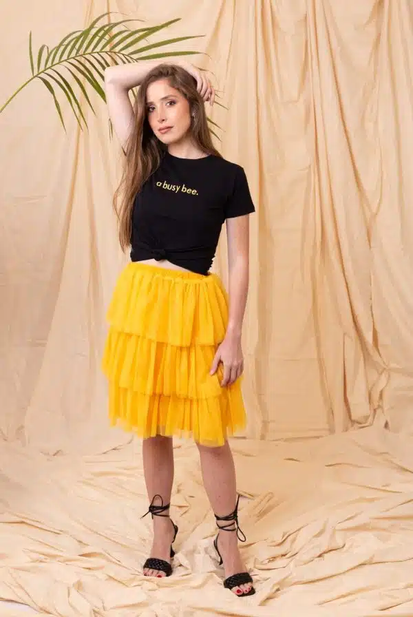 Mango Yellow Ruffled tutu