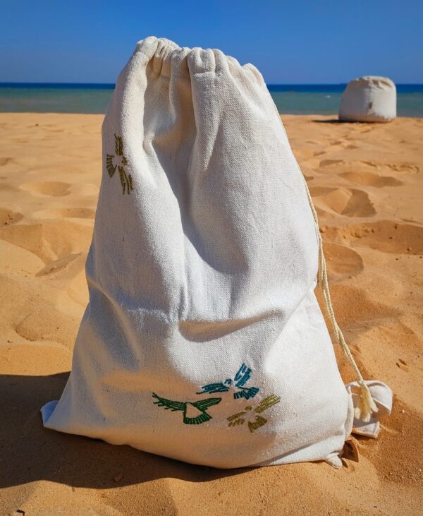 Backpack on Sand