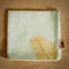 Cushion Cover Palm Leaves YellowGreen