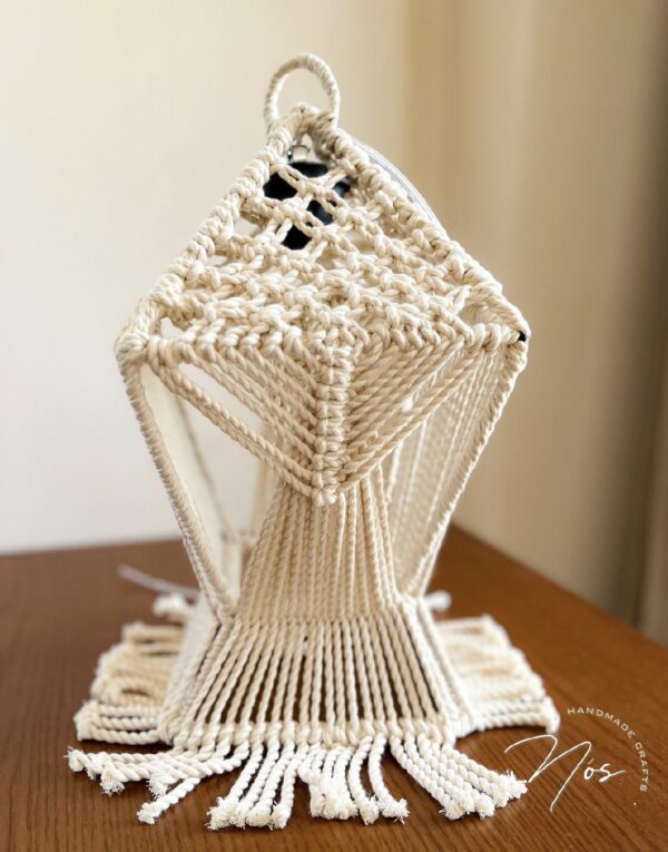 Macramé Ramadan lantern