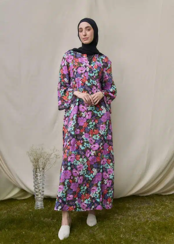Midnight garden dress