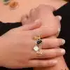 Natural Stone Ring