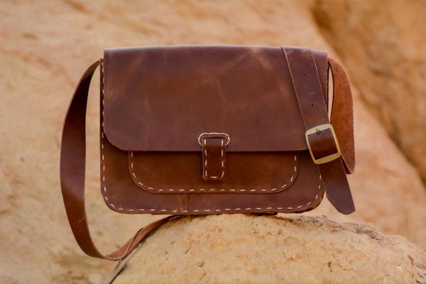 Genuine leather handmade bag