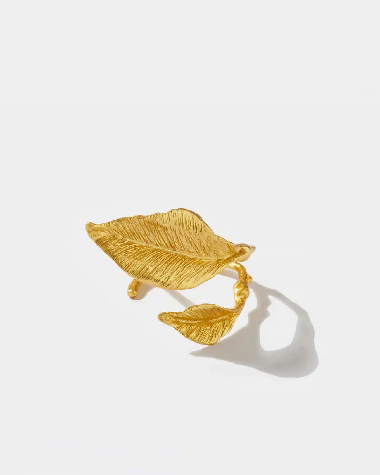 Flowery Collection , Engraved Leaf Ring 1 Flowery Collection , Engraved Leaf Ring
