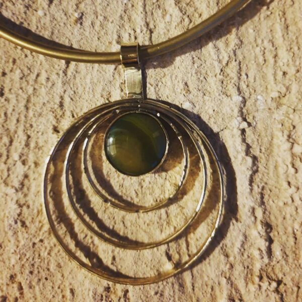 Four circles with circle agate 2