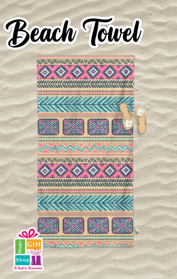 Free Beach Towel Design Mockup 1