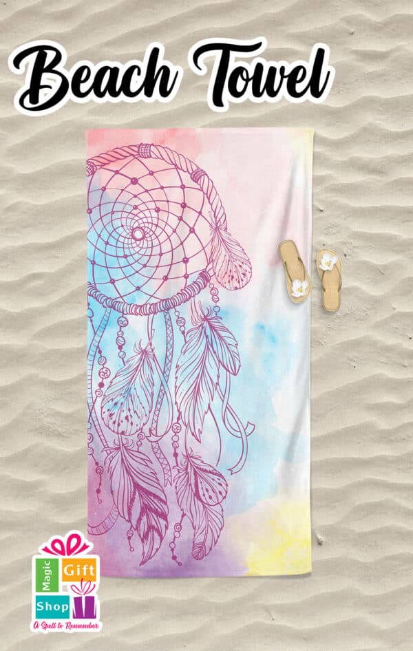 Free Beach Towel Design Mockup 14