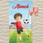 Free Beach Towel Design Mockup 27 small