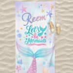 Free Beach Towel Design Mockup 29 small