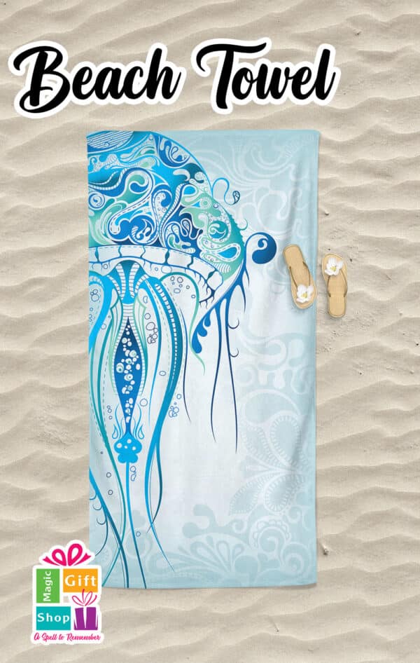 Free Beach Towel Design Mockup 4