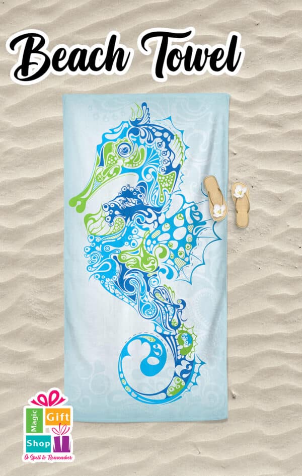 Free Beach Towel Design Mockup 6