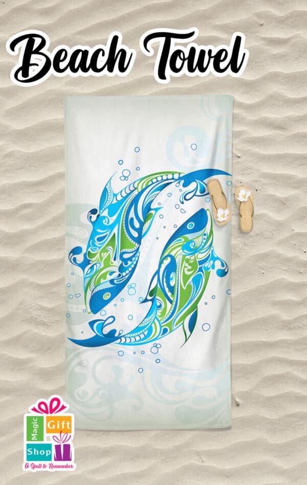 Free Beach Towel Design Mockup 7