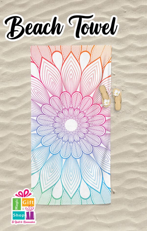Free Beach Towel Design Mockup 9